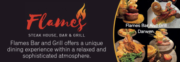 Flames Steak House, Bar Grill