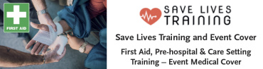 Save Lives Training and Event Cover